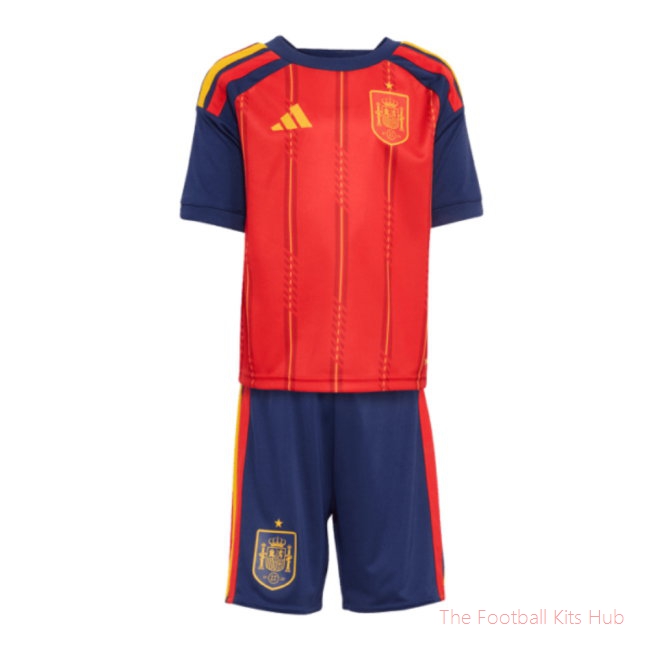 Vibrant Spain Youth Home Shirt 2026/27 Sports Collection-Unisoccer Shop